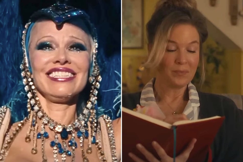 The Last Showgirl (l.) and Bridget Jones: Mad About the Boy are among 2025's most anticipated movies.