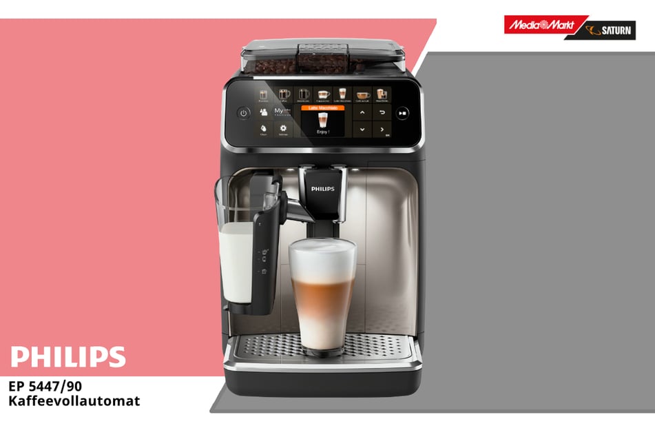 Philips-Kaffeevollautomat EP5447/90 Serie 5400 LatteGo.