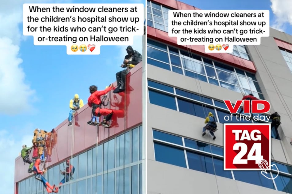 viral videos: Viral Video of the Day for November 2, 2024: Superheroes save the day for hospitalized kids on Halloween