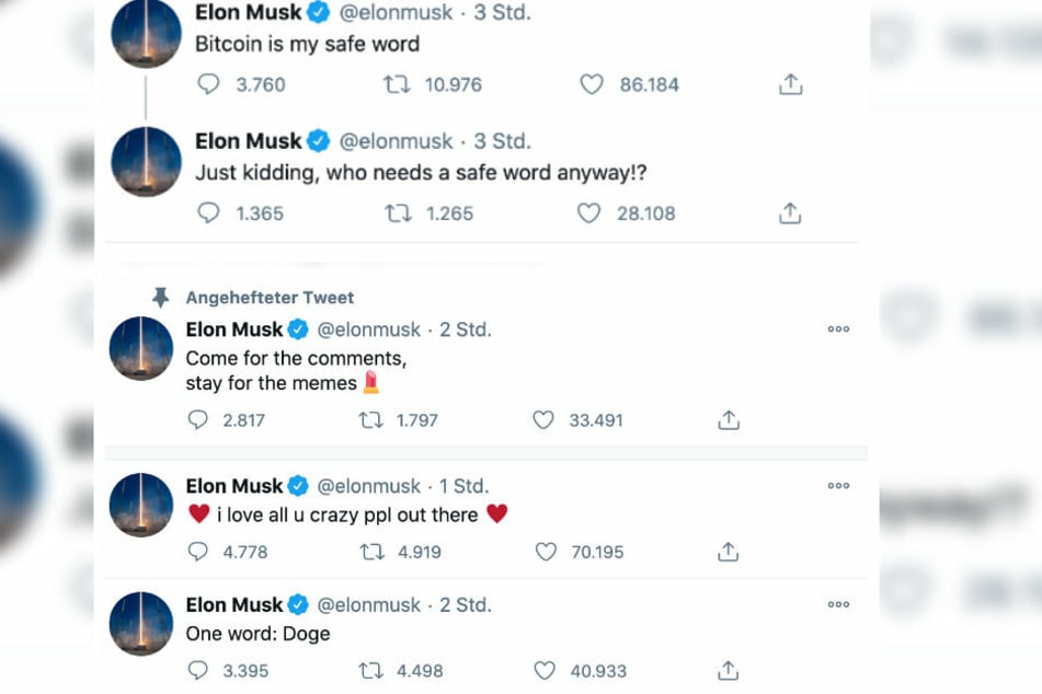 Musk – or a hacker – sent out a bunch of strange tweets from the CEO's account on Sunday.