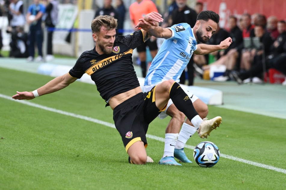 Lars Bünning (l.) feierte gegen den TSV 1860 sein Startelfdebüt, konnte dabei allerdings noch nicht glänzen.