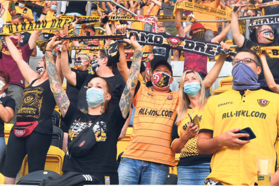 Dürfen etwa bei Dynamo Dresden nun weniger Fans in die Stadien als zuletzt?