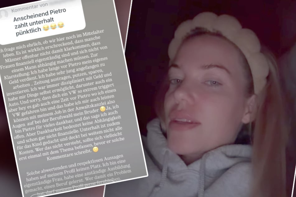 Den Vorwurf, Pietro Lombardi hätte Laura Maria Rypa finanziell "ausgehalten", konnte die Influencerin nicht unkommentiert lassen.