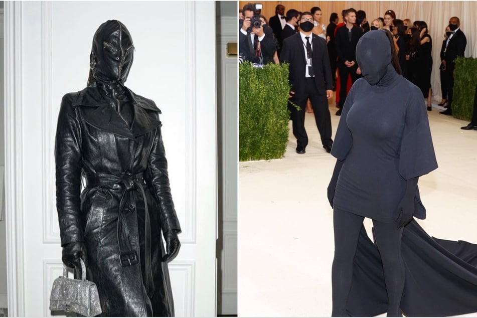 Kim Kardashian sported similar all-black outfits during Fashion Week and The Met Gala.