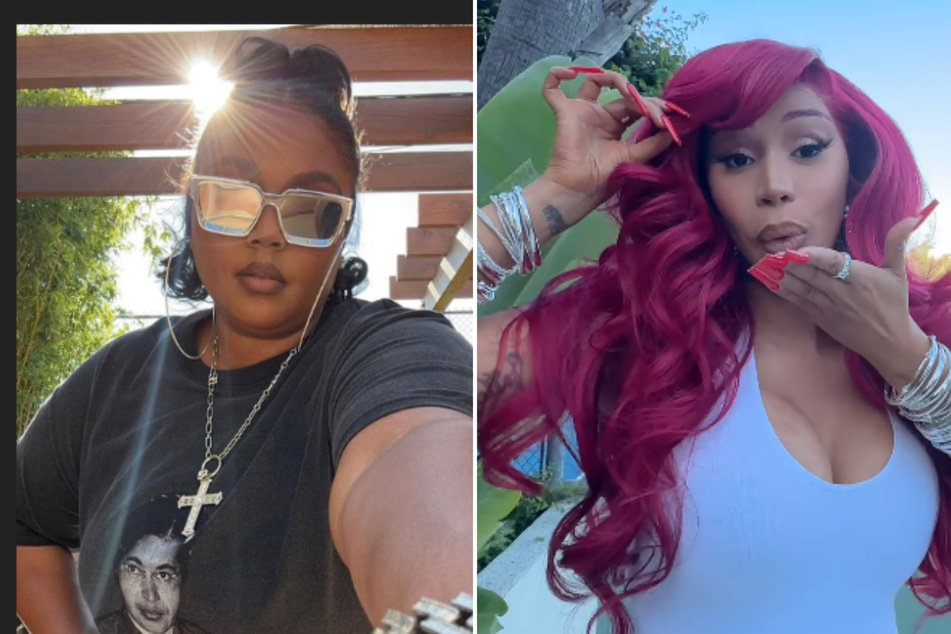Cardi B gave Lizzo a shoutout on social media for bearing her buns to her song Bongos.