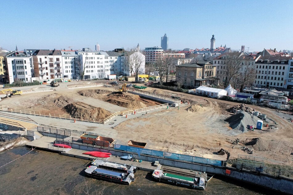 Aktuell braucht man noch Fantasie, wie der Stadthafen nach der Fertigstellung aussehen wird.