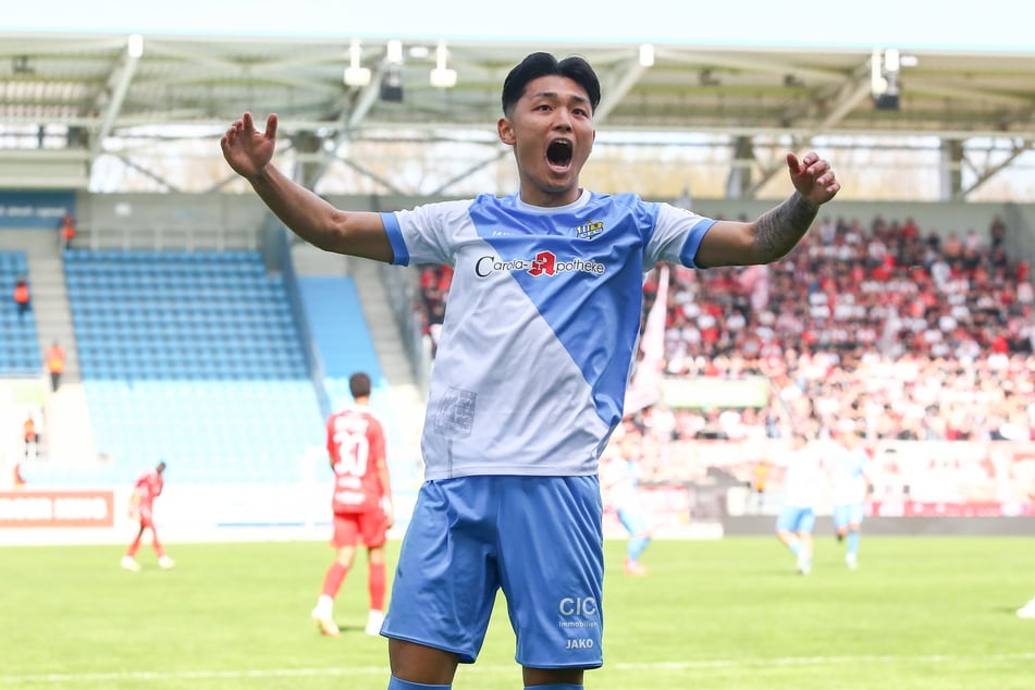 Ein Himmelblauer für die Veilchen? Jongmin Seo (22) soll das Interesse des FCE geweckt haben.