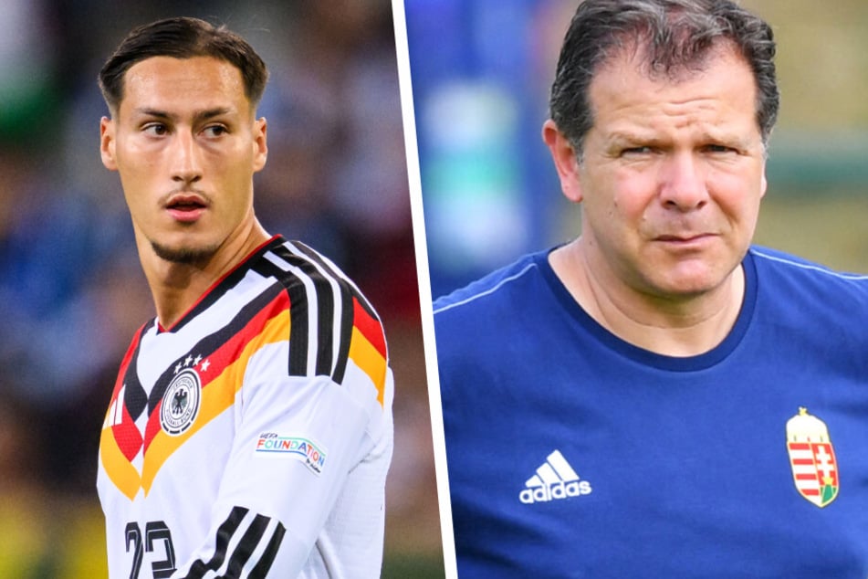 Ex-Eintracht-Kicker Andreas Möller (59, r.) sieht die frühe DFB-Nominierung von Younes Ebnoutalib (23) kritisch.