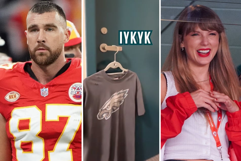Travis Kelce was trolled by the Philadelphia Eagles with some Taylor Swift-inspired jokes after Kansas City's loss on Monday.