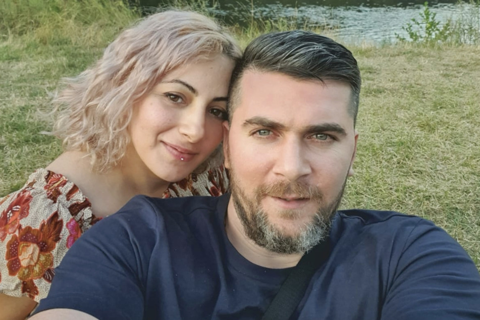 An der Elbe sind sie zu Hause: Ilia und Ilona Imerlishvili (beide 33) wurden von Pirna nach Georgien abgeschoben.