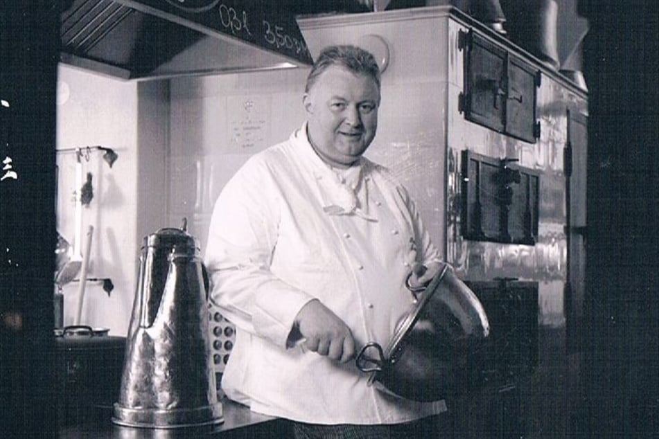 Reinhard Lämmel (†75) in der Schlossküche von Schloss Weesenstein. (Archivfoto)