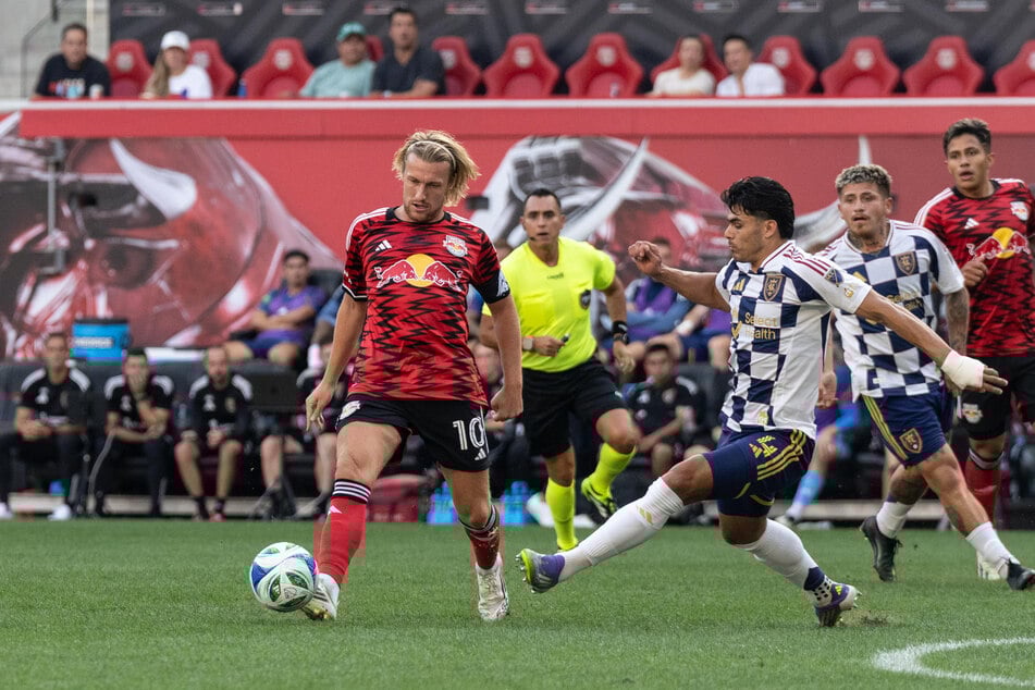 Fußballerisch wusste Emil Forsberg (am Ball) bei den New York Red Bulls zu überzeugen. Sein Team verpasste trotzdem die Play-offs. (Archiv)