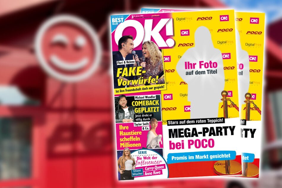 Wie ein echter Star seid Ihr bei der POCO-Eröffnung auf einem Magazincover abgebildet.