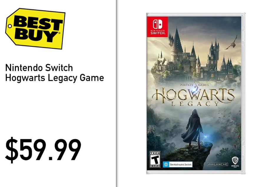 The Nintendo Switch Harry Potter Hogwarts Legacy Game.