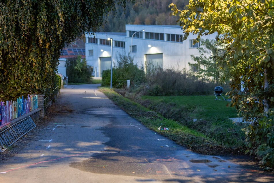 In dieser Einfahrt ereignete sich der tragische Unfall.