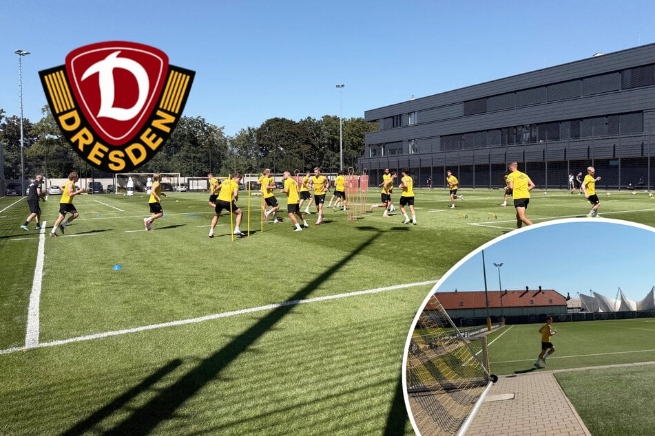Dynamo-Dresden-Blog: Fast alle da beim öffentlichen Training, aber einer dreht abseits seine Runden