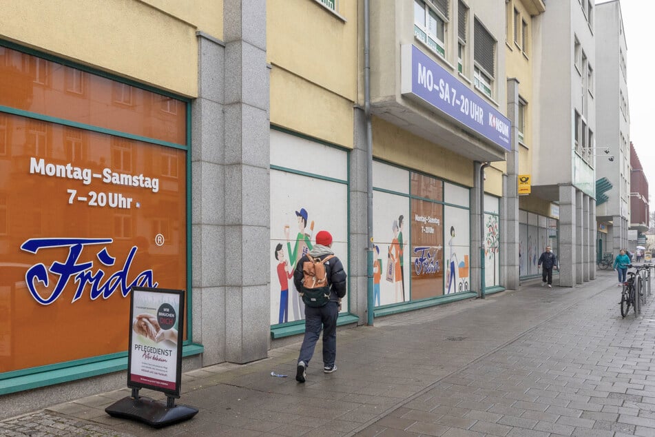 Nach einem Rohrbruch ist der Konsum in Strehlen plötzlich geschlossen.