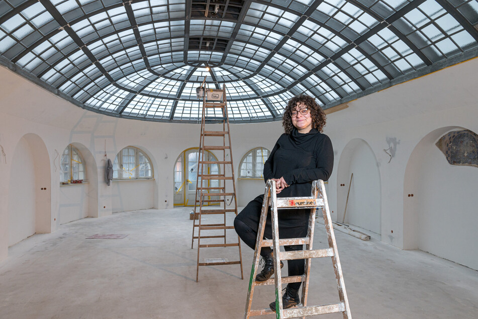 Der Salon von Juliette Beke (40) im Lahmann-Sanatorium kommt ohne Verpackungsmüll aus.