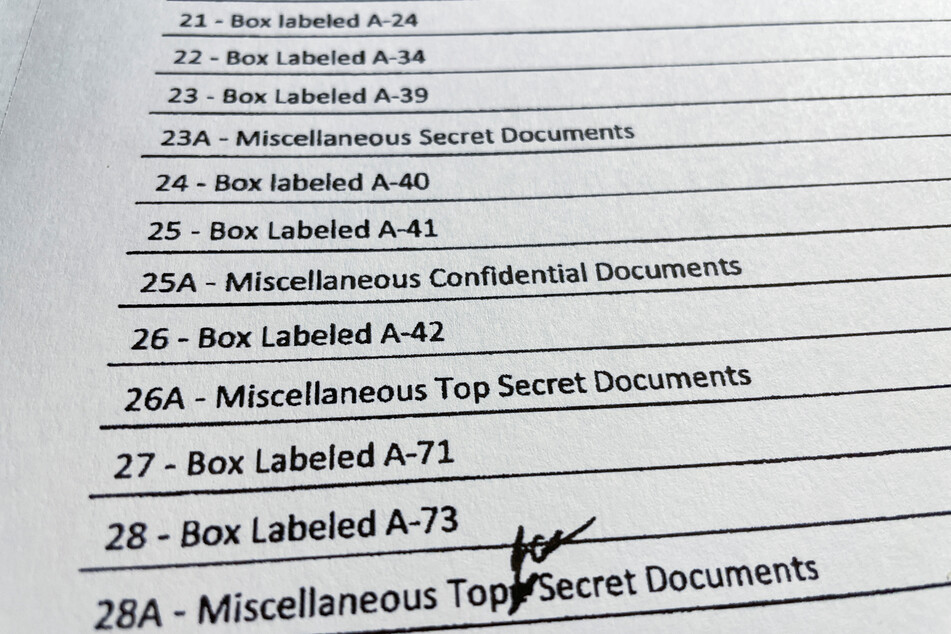 Some documents were labelled top secret.