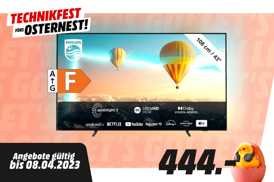 43-Zoll Philips-Fernseher für 444 Euro.