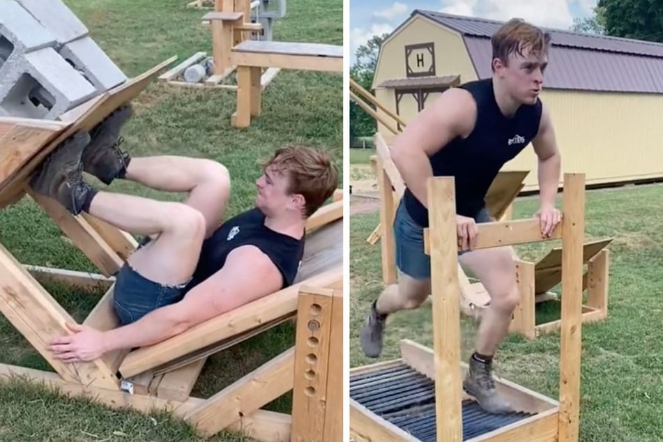 Diy best sale wood gym