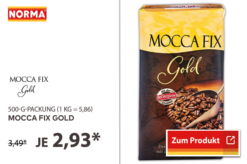 Mocca Fix Gold für 2,93 Euro.