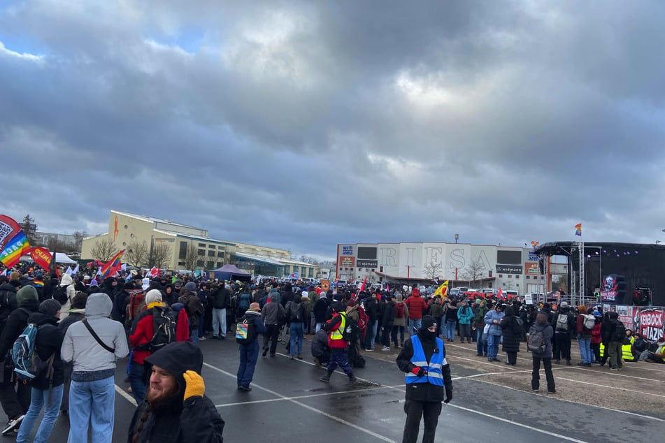 Vor der Arena soll am Samstag eine große Kundgebung stattfinden.