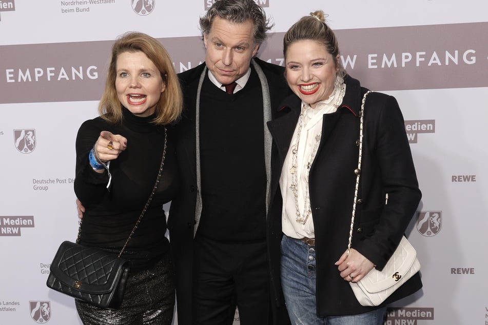 Annette Frier, Dirk Borchardt und Caroline Frier bei der Berlinale 2017.