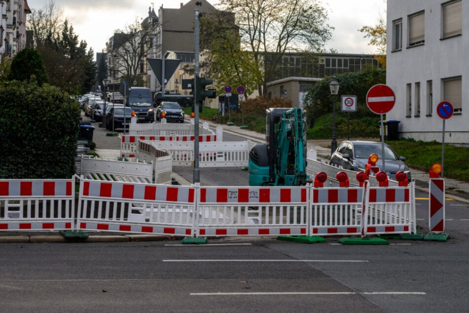 Baustellen Chemnitz: Wirbel um Baustelle auf beliebter Abkürzungsroute am Chemnitzer Sonnenberg