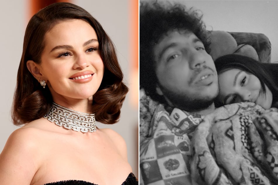 Selena Gomez (l.) has unveiled the third single from her upcoming album, and it bears a special connection to her romance with Benny Blanco.