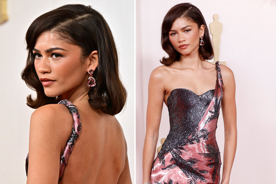 Zendaya wowed in a metallic corset gown at the 2024 Academy Awards on Sunday.