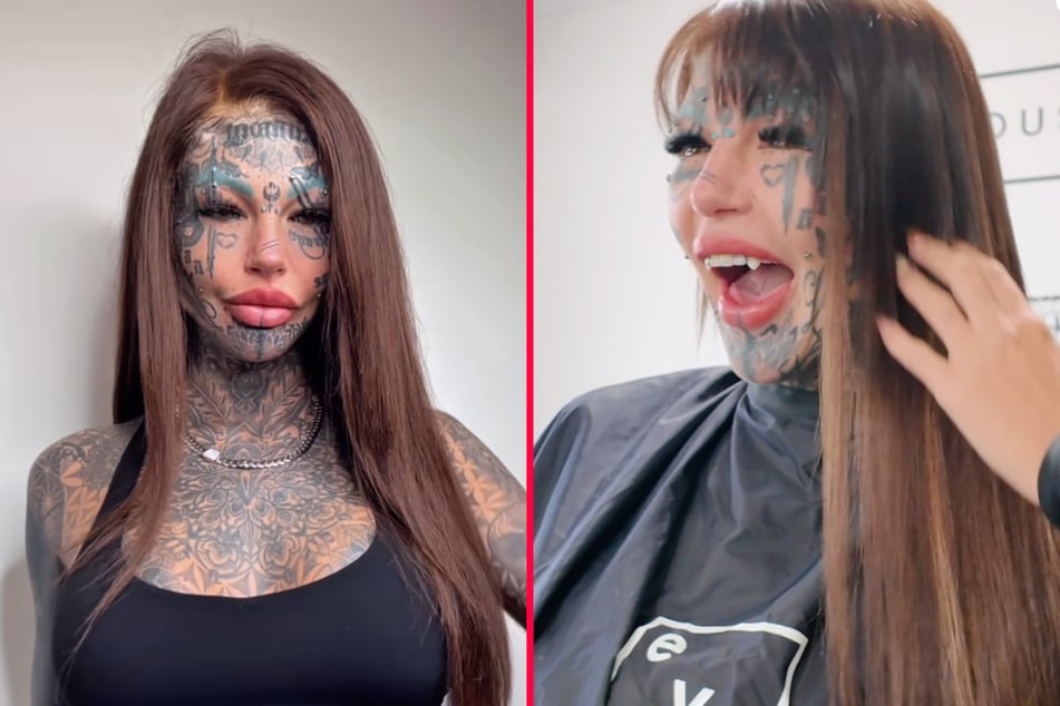 Amber Luke has spent an insane amount of money on her many radical body modifications and tattoos.