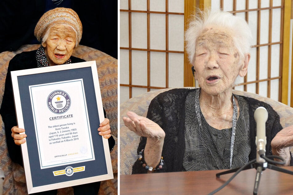 Kane Tanaka wurde 119 Jahre alt. 2019 wurde sie im Alter von 116 von einer Kommission zum "ältesten lebenden Mensch" erklärt. Bis ins hohe Alter hat Frau Tanaka noch Interviews gegeben.