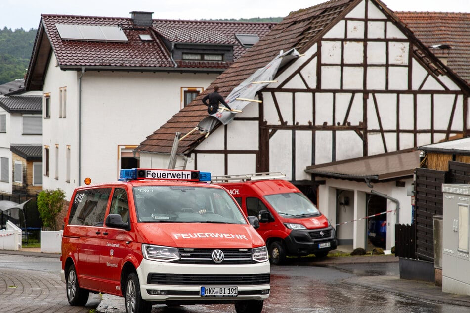 Ein Tornado ist am Mittwoch durch Biebergemünd-Bieber im südosthessischen Main-Kinzig-Kreis gezogen.