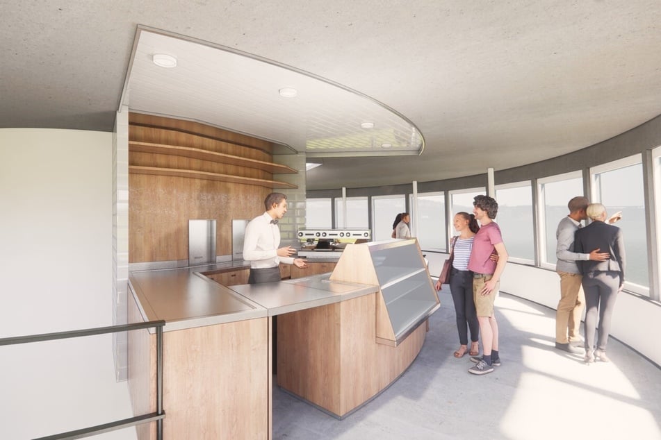 So könnte es 2030 im Turm aussehen.