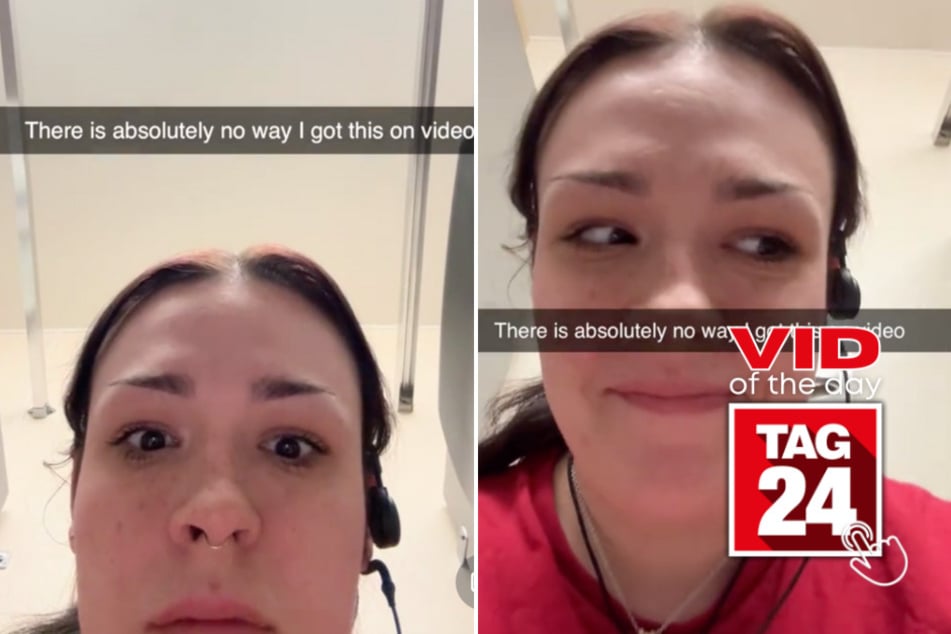 viral videos: Viral Video of the Day for November 17, 2024: Walgreens worker has bizarre bathroom interaction