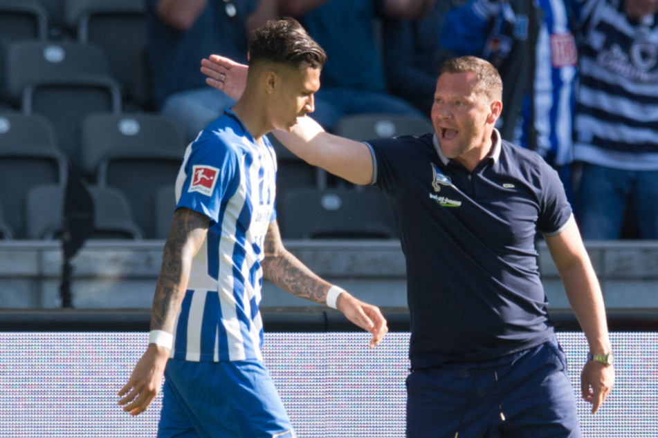 Kennen und schätzen sich noch aus gemeinsamen Zeiten: Dardai und Selke.