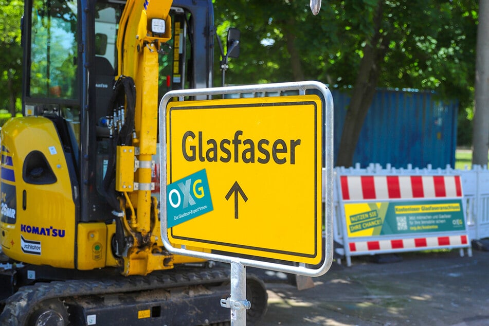 Der Ausbau des Glasfasernetzes in Erfurt ist in vollem Gange.