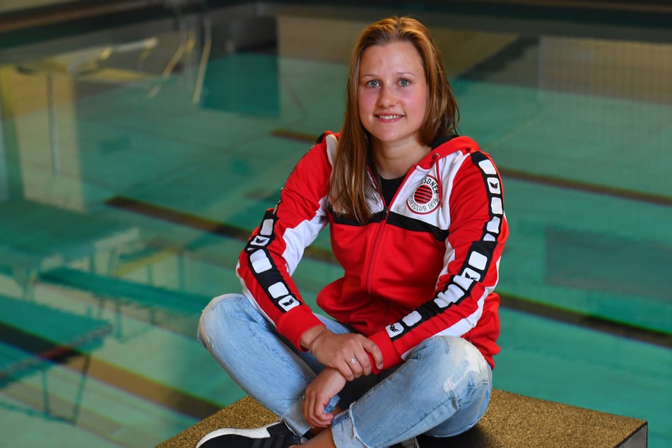 Tina Punzel (25) holte sich am Sonnabend die Goldmedaille vom Dreimeter-Brett.