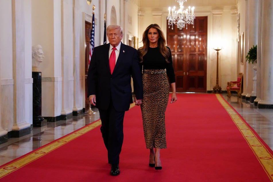 Us-Präsident Donald Trump und seine Frau Melania.