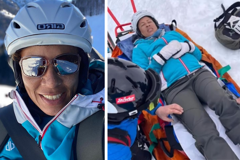 Moderatorin Arabella Kiesbauer (53) ist während ihres Ski-Urlaubs in Kitzbühel schwer gestürzt.