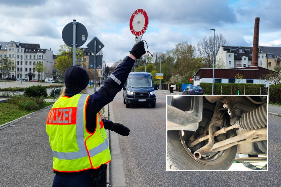Chemnitz: Dashcam im Auto, Radfahrer auf Gehweg: Verstöße bei Kontrollen in Chemnitz