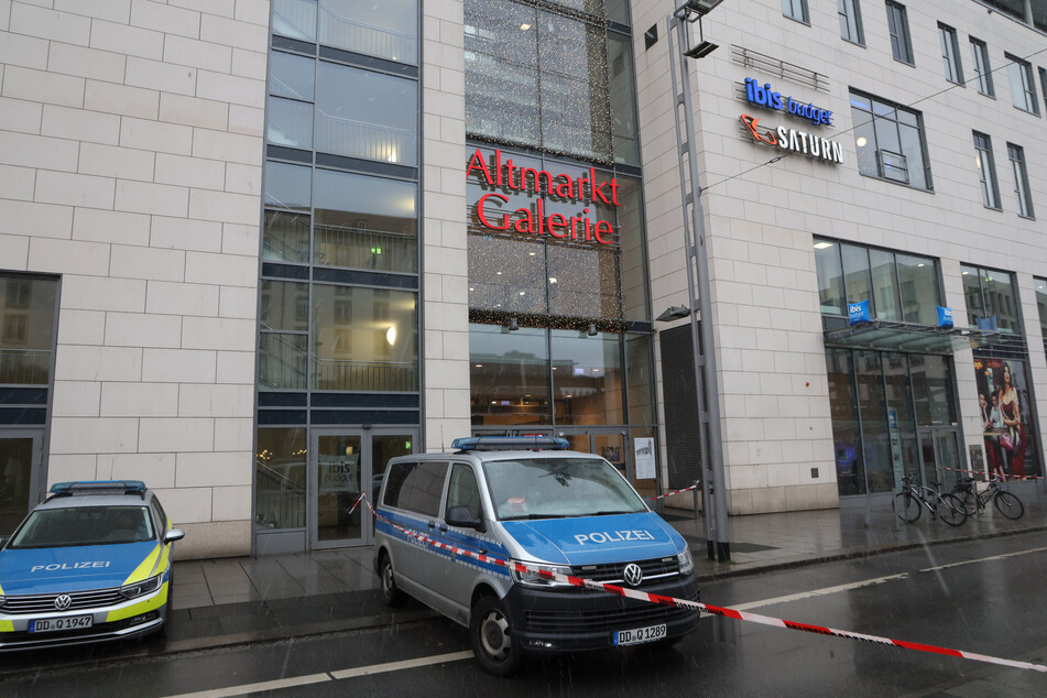 Die Altmarkt-Galerie blieb nach dem Vorfall den ganzen Samstag geschlossen.