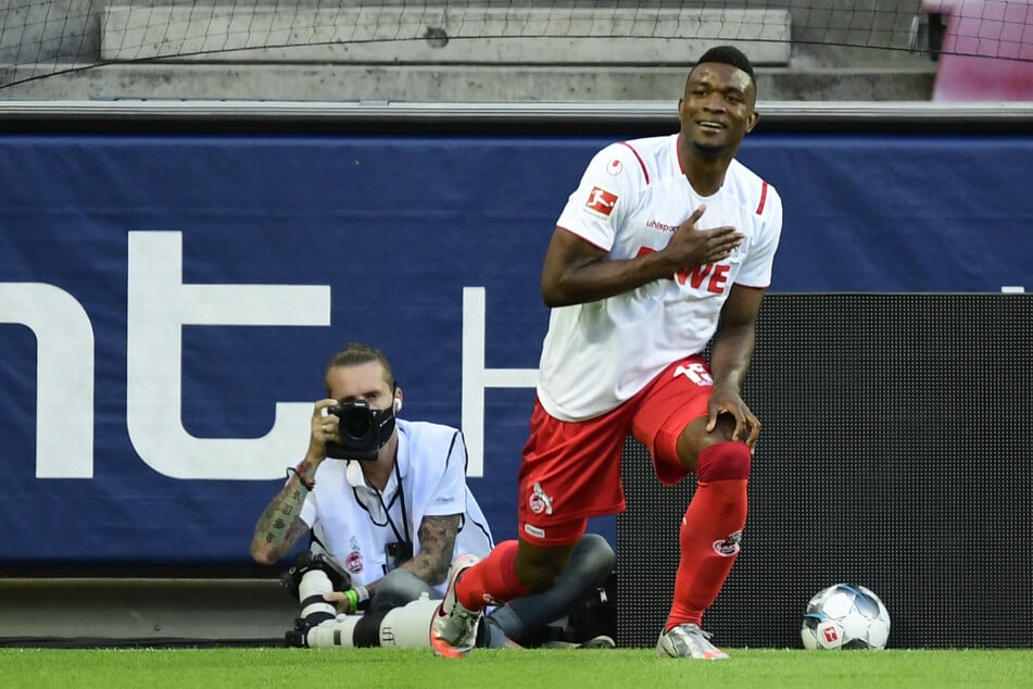 Torjäger Jhon Cordoba (27) hat beim 1. FC Köln noch einen Vertrag bis 2021.