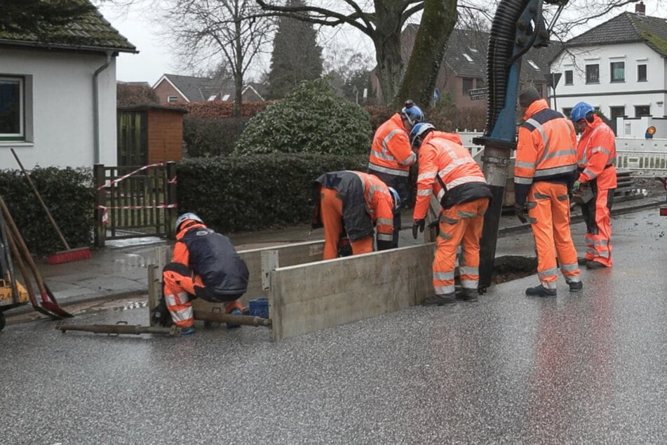 Hamburg: Versorgungsleitung beschädigt! Mehrere Haushalte ohne Trinkwasser