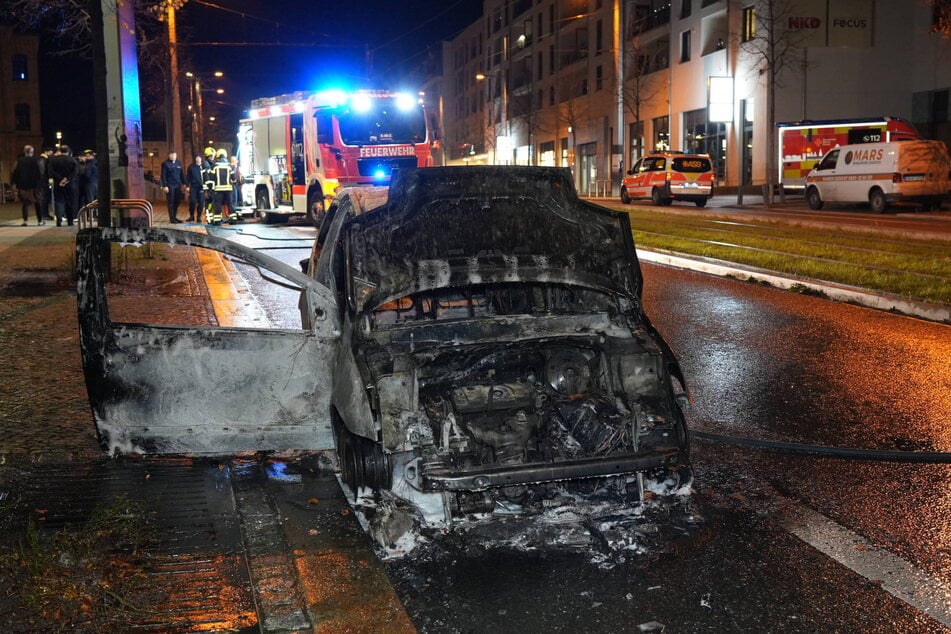Die Feuerwehr löschte den Brand.