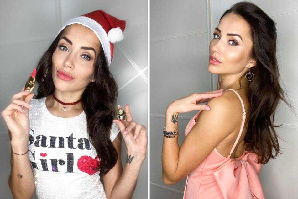 Model Anastasiya Avilova (32) stellt den Fans ihre Weihnachtsoutfits auf Instagram vor.