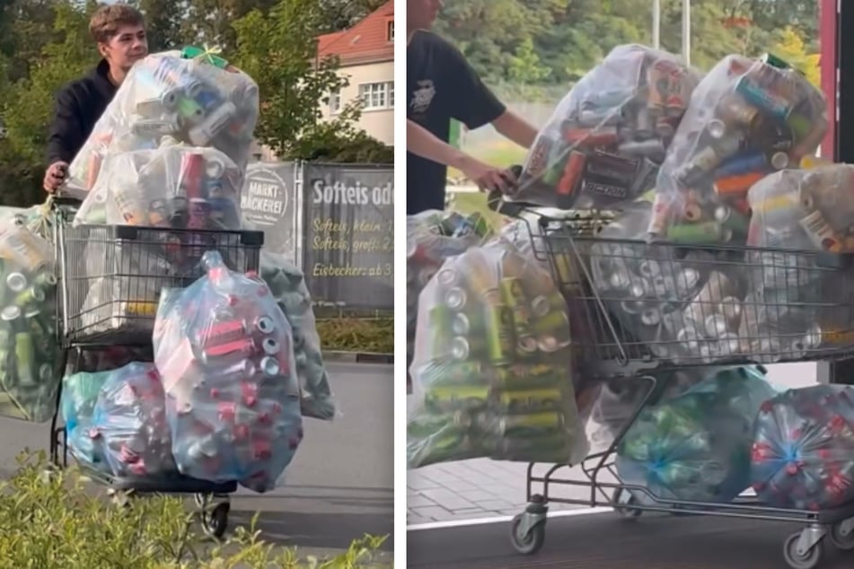 Der Pfandhauptmeister (24) konnte sich durch das Sammeln bereits seinen Führerschein finanzieren und sogar Geld für sein zukünftiges Auto zurücklegen.