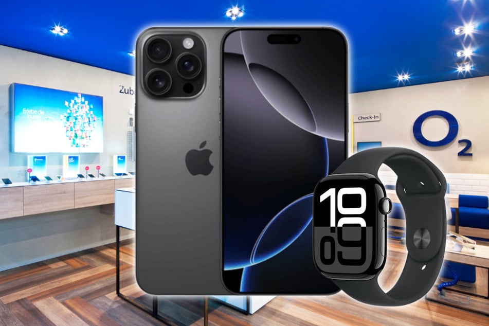 iPhone 16 Pro Max mit Apple Watch, Allnet-Flat, 5G-Netz und 30 GB Daten gibt's hier mega günstig