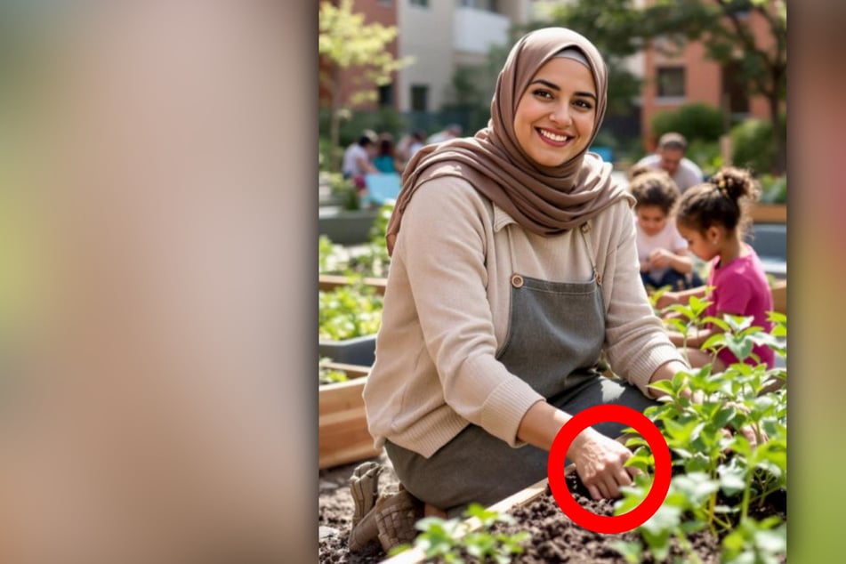 Dresden: Echte Broschüre, richtiger Beschiss: Fatima mit sechs Fingern soll für Dresdens BUGA werben